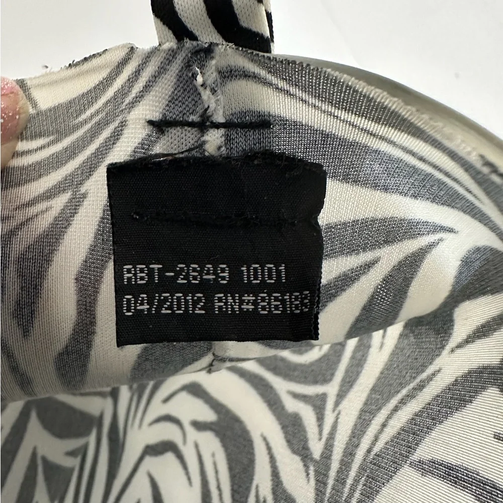 Capelli New York Zebra Print Rain Boots Black White Women’s Size 7 US Waterproof